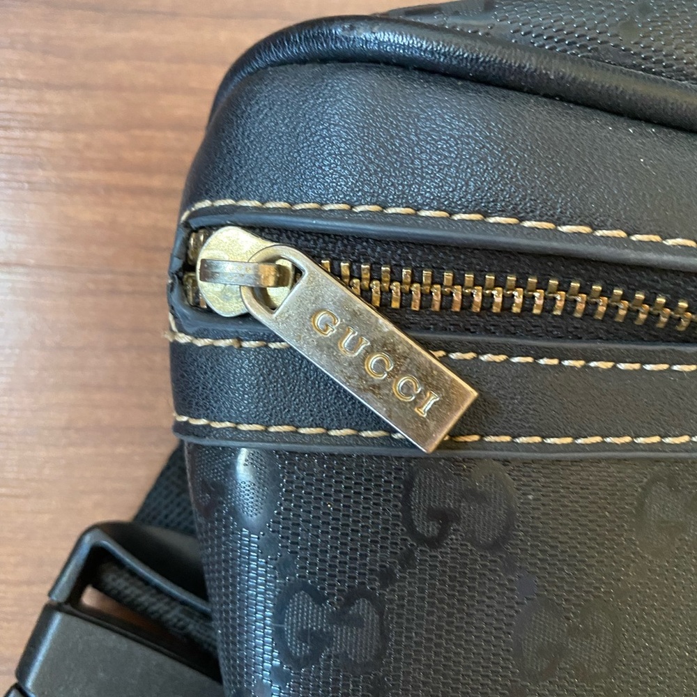 Men's Black Belt Bag